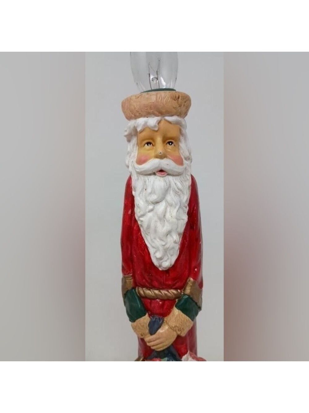 Santa Candle Lamps, Christmas Decor, 24"H, Red - Picture 4 of 11